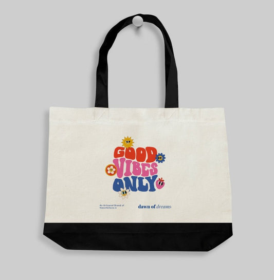 Good Vibes Only - Canvas Tote Bags