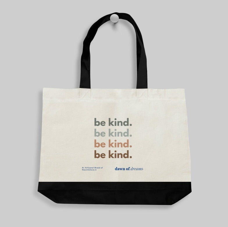 Be Kind - Canvas Tote Bags