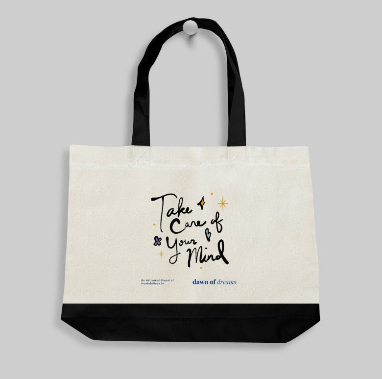 Take care of Your Mind - Canvas Tote Bags